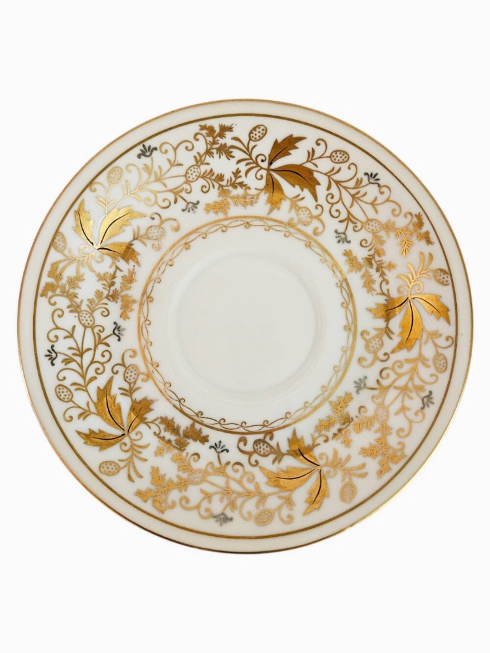 Vintage Hand Painted Gold Trimmed Lefton Tea Cup and Saucer - Picture 5 of 6